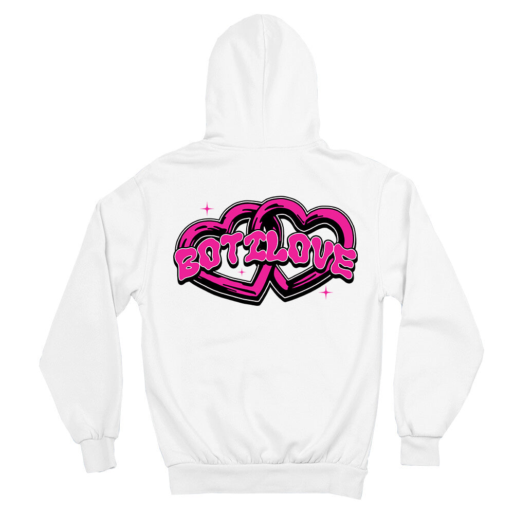 <3 HOODIE WHITE