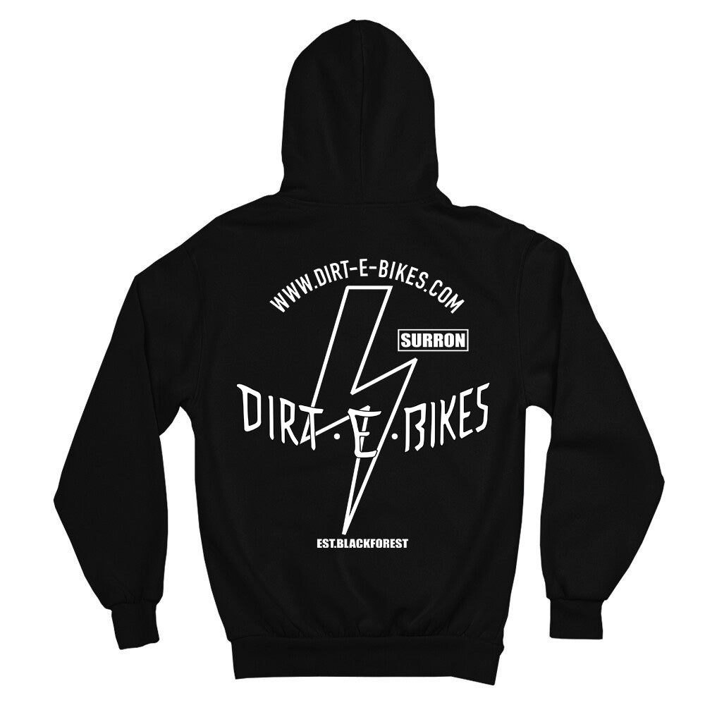 DIRT.E.BIKES BLACK HOODIE