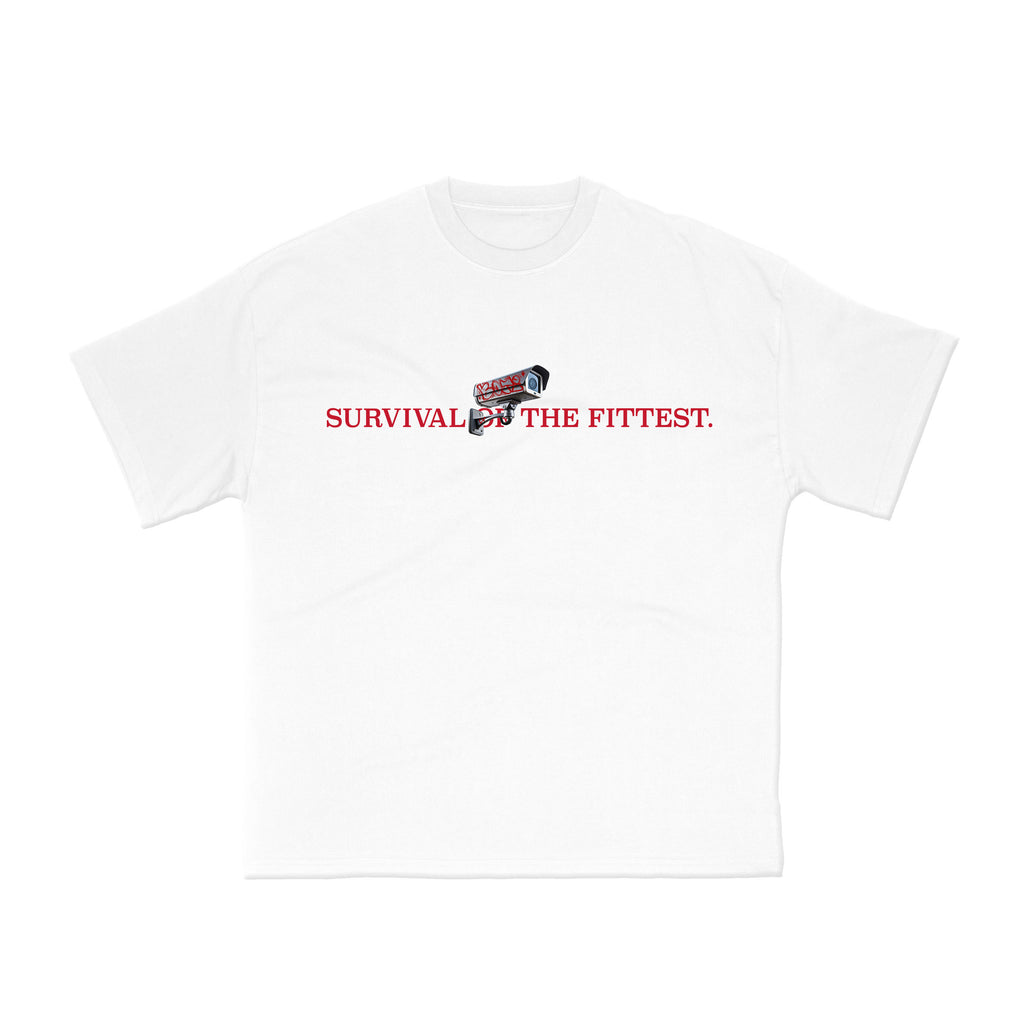 THE FITTEST BOTILV WHITE T-SHIRT