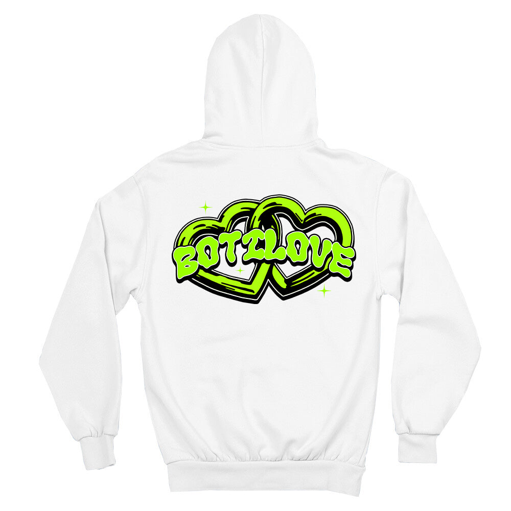 <3 HOODIE WHITE