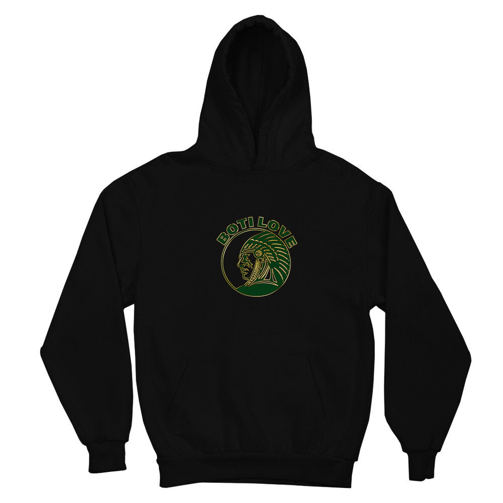 BOTI LOVE GREENPUNCH HOODIE BLACK