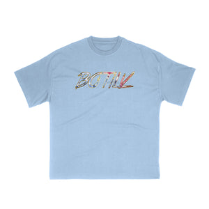 GOLDEN FLOWERS BABYBLUE T-SHIRT