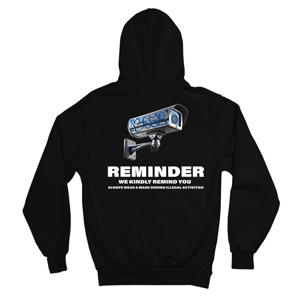 REMINDER BLACK HOODIE