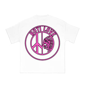 BOTILV PINK T-SHIRT WHITE