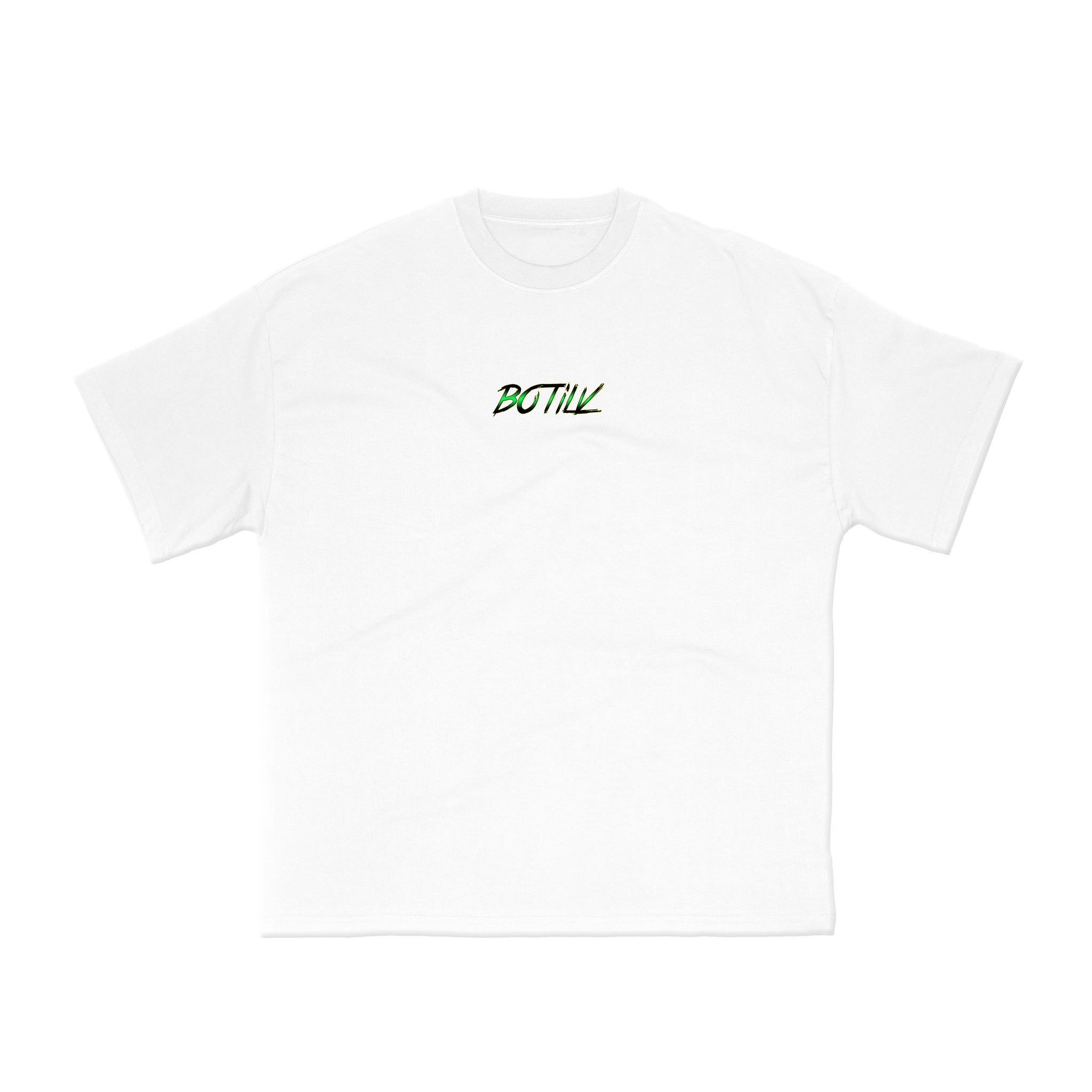 REAL BADMAAN BOTILOVE WHITE T-SHIRT